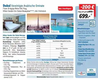 Lidl Reisen Dubai vereinigte arabische emirate Angebot