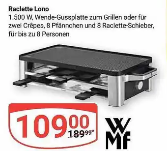 Globus Wmf raclette lono Angebot