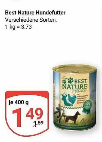 Globus Best nature hundefutter Angebot