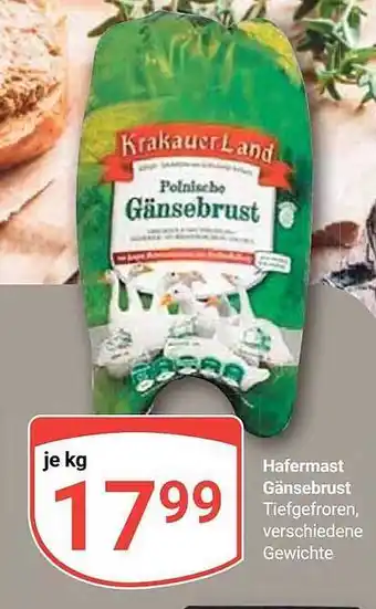 Globus Hafermast gänsebrust Angebot