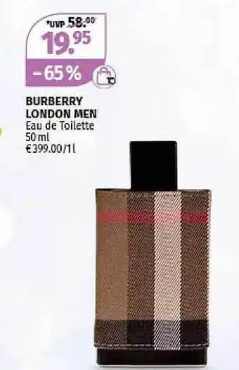 Müller Burberry london men eau de toilette Angebot