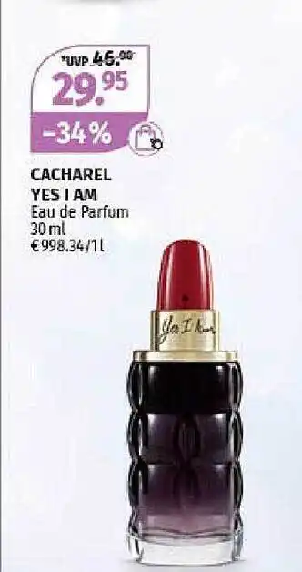 Müller Cacharel yes i am eau de parfum Angebot