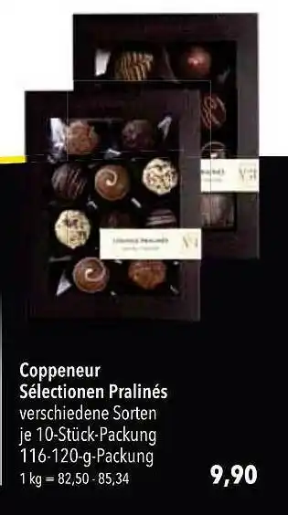 CITTI Markt Coppeneur sélectionen pralinés Angebot