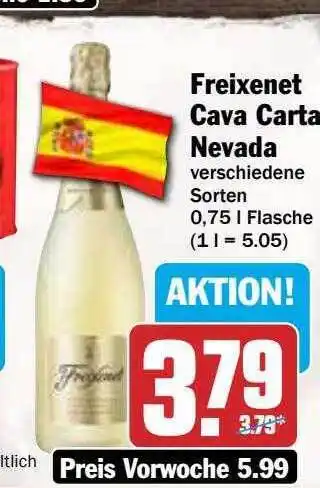 Hit Freixenet cava carta nevada Angebot