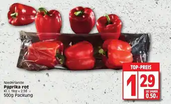 Edeka Paprika rot 500g Angebot