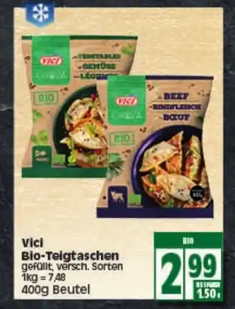 Edeka Vici Bio Teigtaschen 400g Beutel Angebot