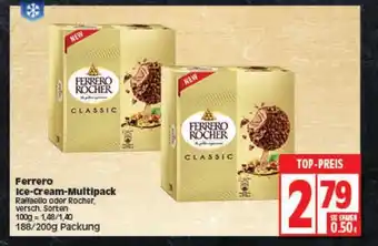 Edeka Ferrero Ice Cream Multipack 188/200g Angebot