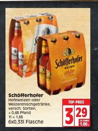 Edeka Schöfferhofer 6x0,33L Angebot