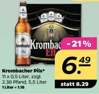 NETTO Krombacher Pils 11x0,5L Angebot