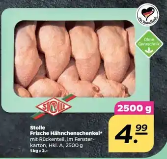 NETTO Stolle Frische Hähnchenschenkel 2500g Angebot