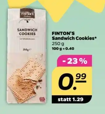 NETTO Finton's Sandwich Cookies 250g Angebot