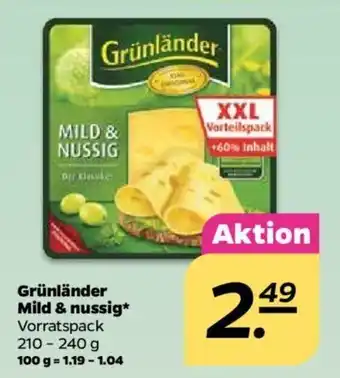 NETTO Grünländer Mild & Nussig 210-240g Angebot