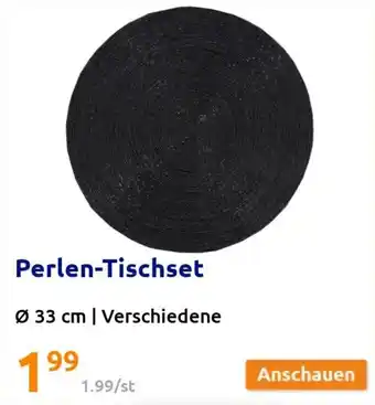 Action Perlen Tischset Angebot