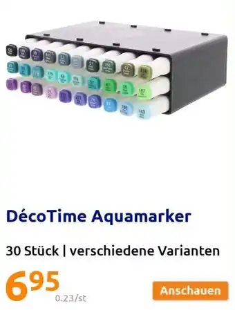 Action DécoTime Aquamarker 30 Stück Angebot