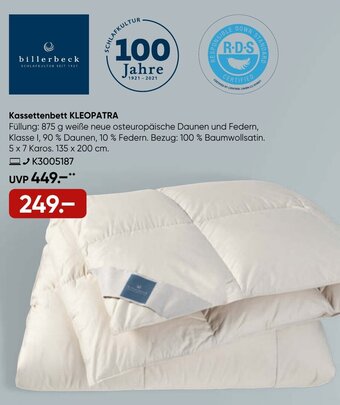 Galeria Billerbeck Kassettenbett Kleopatra Angebot