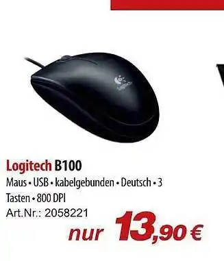 ACom PC Logitech b100 Angebot