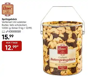 Galeria Esser Spritzgebäck 1000 g Eimer Angebot