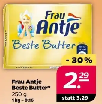 NETTO Frau Antje Beste Butter 250 g Angebot