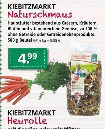 Kiebitzmarkt Naturschmaus Angebot