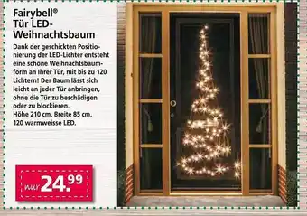 Kiebitzmarkt Fairybell tür led-weihnachtsbaum Angebot