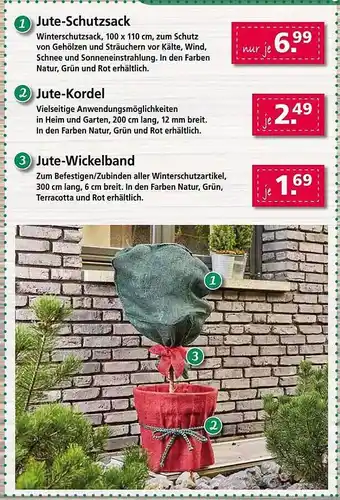 Kiebitzmarkt Jute-schutzsack, jute-kordel oder jute-wickelband Angebot