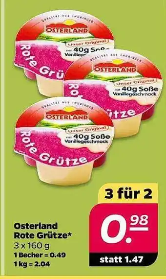 NETTO Osterland rote grütze Angebot