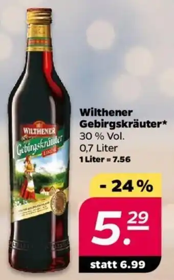 NETTO Wilthener Gebirgskräuter 0,7 Liter Angebot