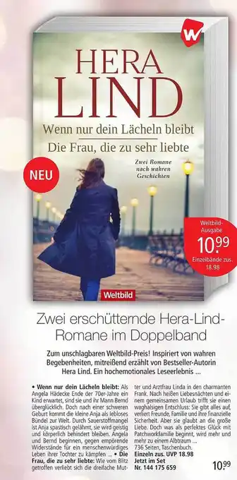 Weltbild Hera lind wenn nur dein lächeln bleibt und die frau, die zu sehr liebte Angebot