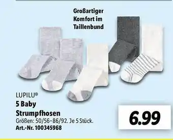 Lidl Lupilu 5 baby strumpfhosen Angebot