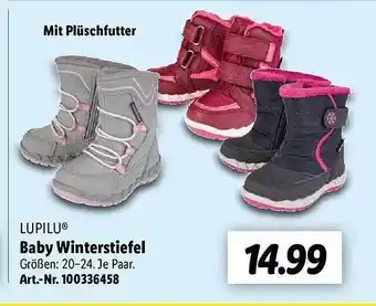 Lidl Lupilu baby winterstiefel Angebot