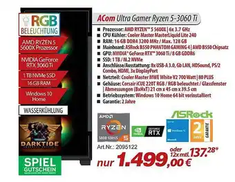 ACom PC Acom ultra gamer ryzen 5-3060ti Angebot