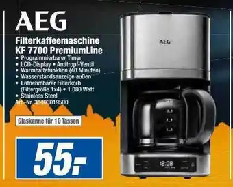 expert Techno Land Aeg filterkaffeemaschine kf7700 premium line Angebot