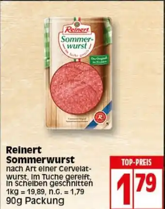 Elli Markt Reinert Sommerwurst 90g Packung Angebot