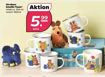 NETTO Die Maus Emaille Tasse Angebot