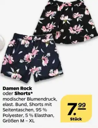 NETTO Damen Rock oder Shorts Angebot