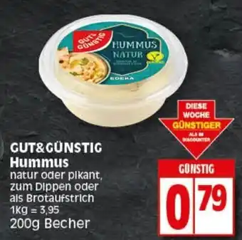 Elli Markt Gut & Günstig Hummus 200g Becher Angebot