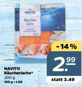 NETTO Navito Räucherlachs 200g Angebot