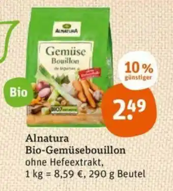 tegut Alnatura Bio Gemüsebouillon 290 g Glas Angebot