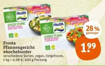 tegut Frosta Pfannengericht #kochebunter 400 g Angebot