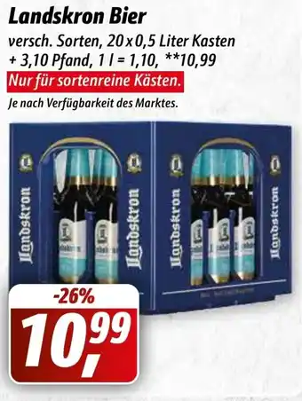 Simmel Landskron Bier 20x0,5 Liter Kasten Angebot