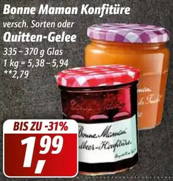 Simmel Bonne Maman Konfitüre oder Quitten Gelee 335-370 g Glas Angebot