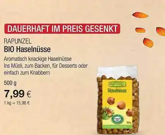 Vitalia Rapunzel bio haselnüsse Angebot