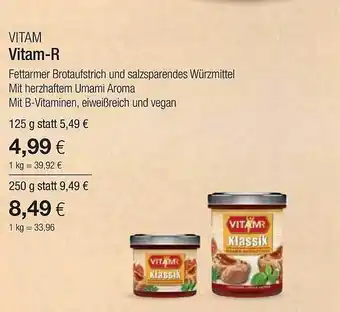 Vitalia Vitam-r Angebot