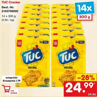 Netto Marken-Discount TUC Cracker 14x300g Angebot