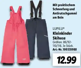 Lidl Lupilu Kleinkinder Skihose Angebot