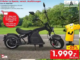 Netto Marken-Discount Santa Tina E-Roller La Spezia, versch. Ausführungen Angebot