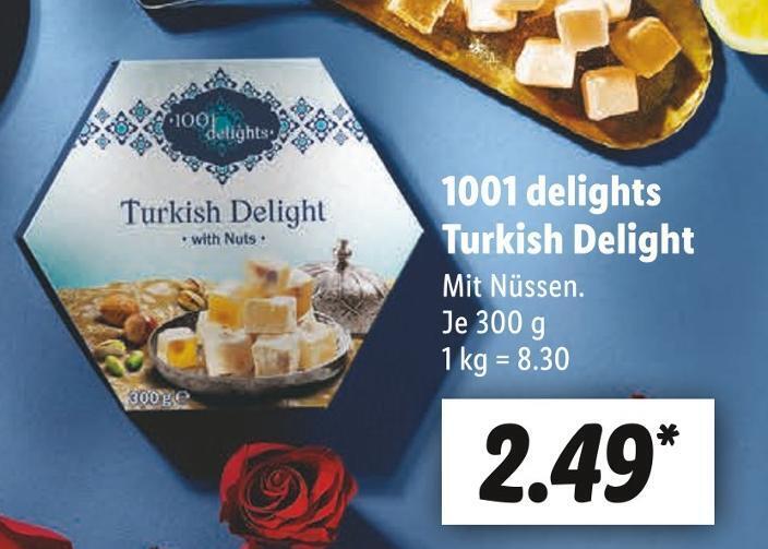 1001 delights turkish delight Angebot bei Lidl