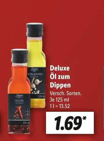 Lidl Deluxe öl zum dippen Angebot