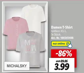 Lidl Michalsky damen t-shirt Angebot