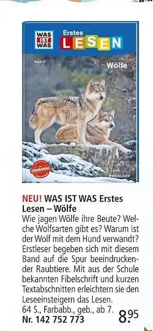 Weltbild Was ist was erstes lesen - wölfe Angebot